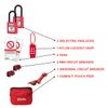 Master Lock Electrical Lockout kit - Clamshell kit - English