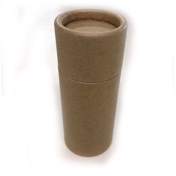 Empty Cardboard Deodorant Containers - 2.0 oz Push-up style, top-fill, reusable and biodegradable (35-Pack)
