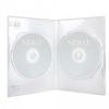 Amaray DVD Doppelhüllen Slim, 7 mm, Transparent, 50 Stück