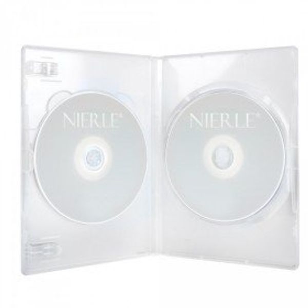 Amaray DVD Doppelhüllen Slim, 7 mm, Transparent, 50 Stück