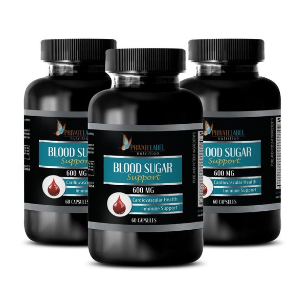Cholesterol Support - BLOOD SUGAR SUPPORT Dietary Supplement (3 B, 180 Capsules)