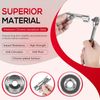 12030 10 Pcs 3/8" Drive Metric Flare Nut Socket Set Fuel Line Socket Wrench Tool