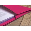 Pack of 10 Foolscap Document Wallets Assorted Colour Large A4 Paper File Folders