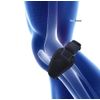 2 Black Jumper's Knee Brace Support Strap Patella Tendon New by Flexibrace