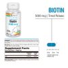 SOLARAY Two Stage, Timed Release Biotin 5000mcg 60 VegCap