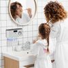 Toothbrush Holder Sterilizer UV Light Strong Adhesive, 5 Slots, LCD Digital