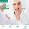 Tongue Scraper (2 Pack), Tongue Cleaner Cure Bad Breath, Tongue Cleaners Stainless Steel, Metal Tongue Scrapers for Adults Fresher Breath in Seconds.by RONAVO