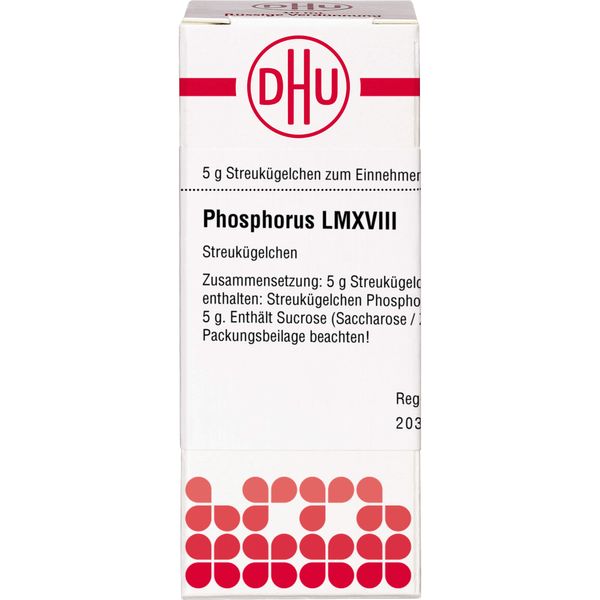 DHU Phosphorus LM XVIII Streukügelchen, 5 g Globuli