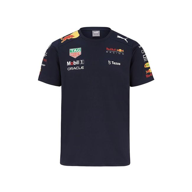 Red Bull Racing - Offizielle Formel 1 Merchandise Kollektion - 2022 Team T-Shirt - Herren - Dunkelblau - M