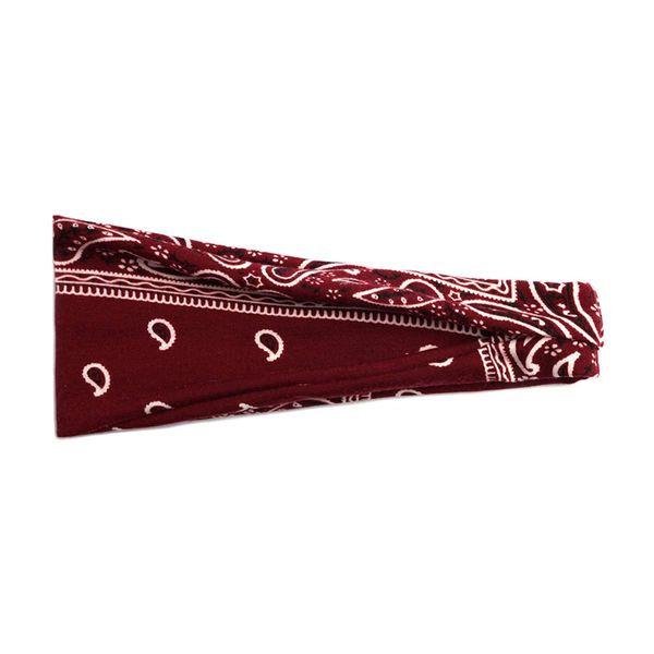 scicent Headbands for Women's Hair Boho Elastic Bands Headwraps Print Hair Bands Hair Accessories for Girls - Red 04