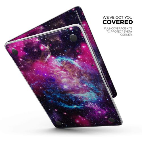 Design Skinz Bright Trippy Space Full-Body Wrap Scratch Resistant Decal Skin-Kit Compatible with MacBook 13" Pro M1 (A2338)