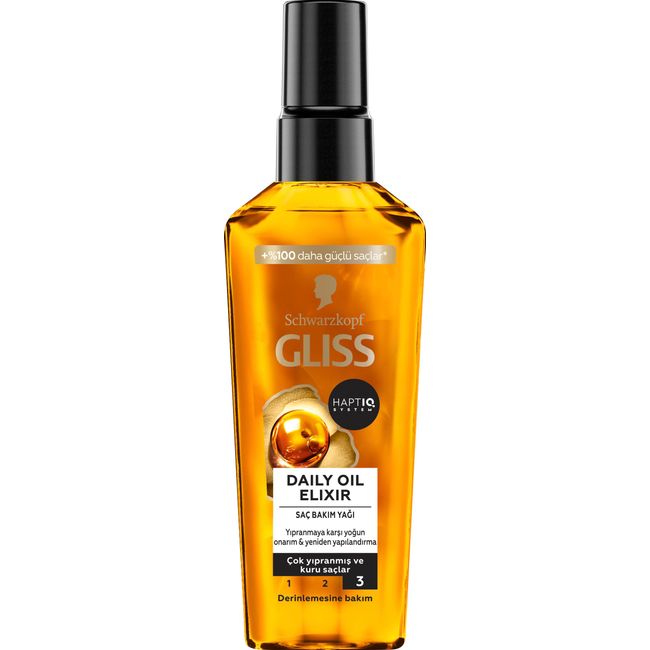 Gliss Schwarzkopf Ultimate Oil Elixir Bakim Serumu 100 Ml 1 Paket