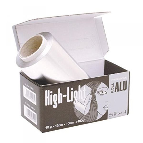 SIBEL HIGH-LIGHT SILVER FOIL ROLL -PROFESSIONAL | HAIR COLOURING MESH by Sibel