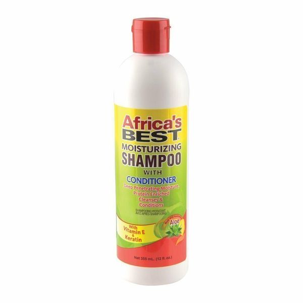 Africa's Best Moisturizing Shampoo with Conditioner | Vitamin E & Keratin 12oz