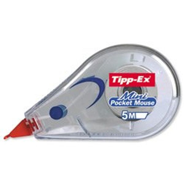 Brand New. Tipp-Ex Mini Pocket Mouse Correction Tape Roller 5mmx5m Ref 812870
