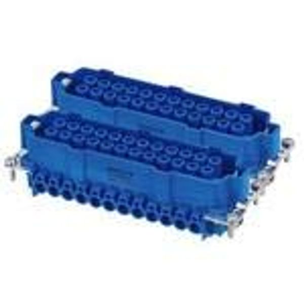 72.300.4853.9, Conn Rectangular F 48Signal/1Ground POS ST Panel Mount