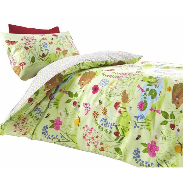 Homemaker Country animals woodland wild flowers bedding & curtains available (Duvet Set - Single)