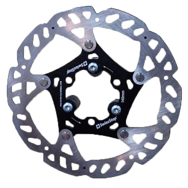 Swissstop Disc Rotor 6 BOLT 203mm, Silver