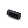 FHC DKNS212MB Round Single-Sided Shower Knob - Matte Black