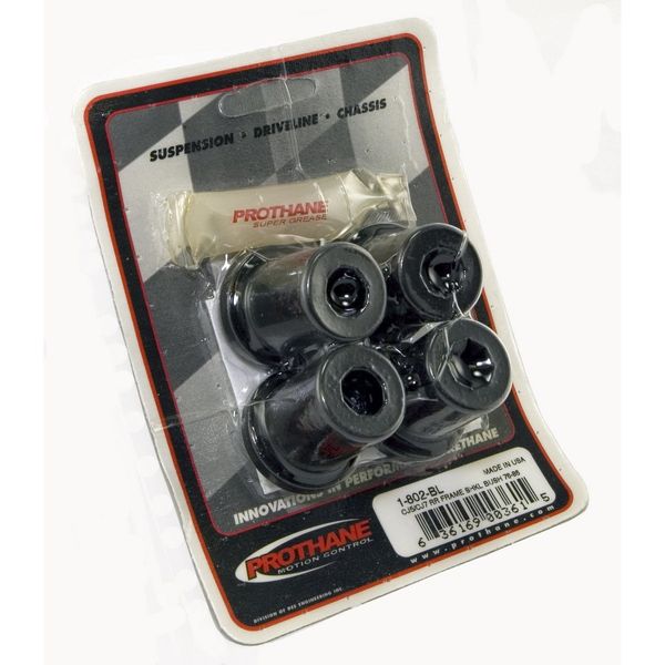 Rugged Ridge 1-802BL Black Rear Shackle Bushing Set