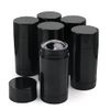 6 Pcs 30g/1oz Black Deodorant Containers Bottom Filling Deodorant Bottle Twist Up Deodorant Tubes For Homemade Deodorant Lip Balm