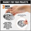 HORUSDY 4 Pack Telescoping Magnetic Pickup Tool - Extendable Magnetic Pick Up Tools，Flexible Bendable Spring Magnet Stick