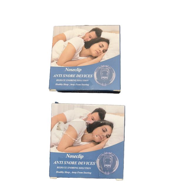 Nose Clip Anti Snore Devices 2 Pack