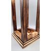 Decorative Rustic Farmhouse Wood Lantern Centerpiece Handmade