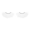 Dorisue White halloween lashes Peacock feather eyelashes The White Queen Dramatic eyelashes