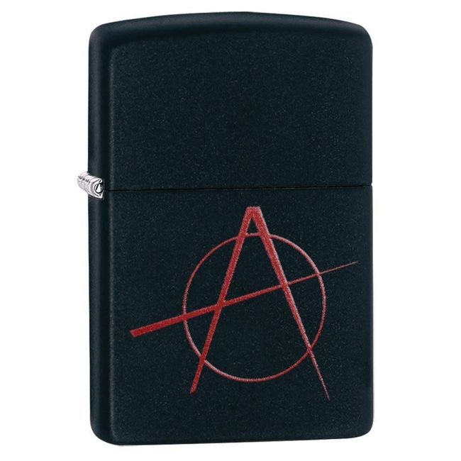 Zippo Sons of Anarchy Lighters, Black Matte, 5 1/2 x 3 1/2 cm