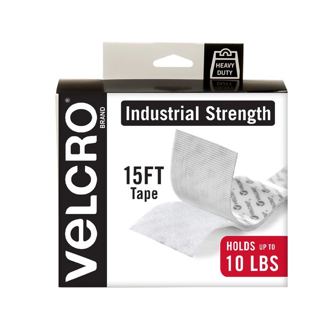 YHRY Hook and Loop Tape, Self Adhesive Sticky Tape, Heavy Duty Hook Loop  Tape, Reusable Double Sided Sticky Tape Roll, Strength Velcro Heavy-Duty