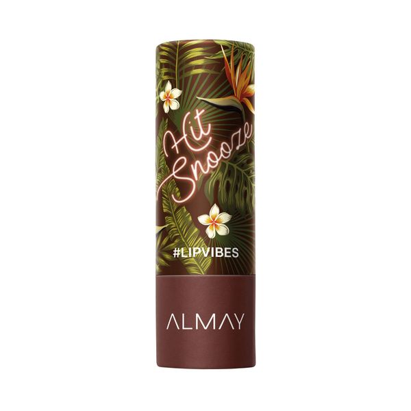 Almay Lip Vibes, Hit SnoOuncee, matte lipstick, Brown, 1 Count