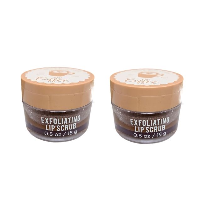 Bath and Body Works Coffee Exfoliating Lip Scrub 0.5 oz / 15 g, 2 Pack