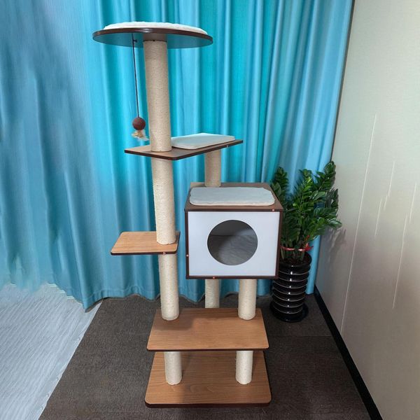 NEW Cat Tree Tower Condo Furniture Scratching Post Pet K itty Play House