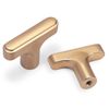 Amasideca 10 Pack Champagne Copper Kitchen Cabinet Knobs Zinc Alloy Cabinet Knobs Champagne Drawer Knobs Kitchen Hardware Solid Cupboard Knobs Drawer Knobs