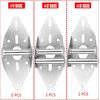 Premium Garage Door Roller/Hinge/Top Bracket/Wire Rope Kit for 7' Height Doors