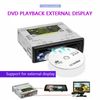 MP3 Player Car Radio Compatible with DVD CD Bluetooth Single 1 Din FM AUX USB