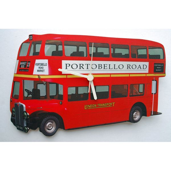 Portobello Road London Bus Clock - LS14
