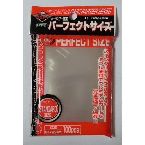 Perfect Barrier Card Sleeves (100 Piece), Clear, 64 x 89mm