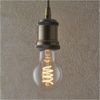 2 Pack Clear Glass 4W E27 GLS LED Light Bulb - Dimmable Warm White - 265lm 2200k