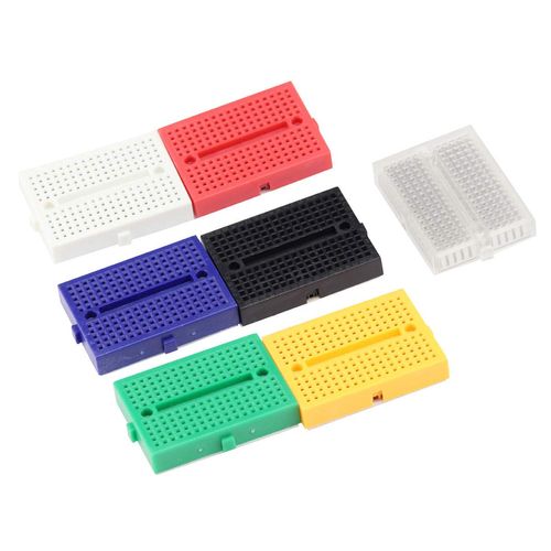 VKLSVAN Mini Breadboard Set Solderless PCB 7 Colors