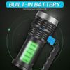 Most Powerful 1200000LM LED Rechargeable Flashlight Tactical Torch Work Light