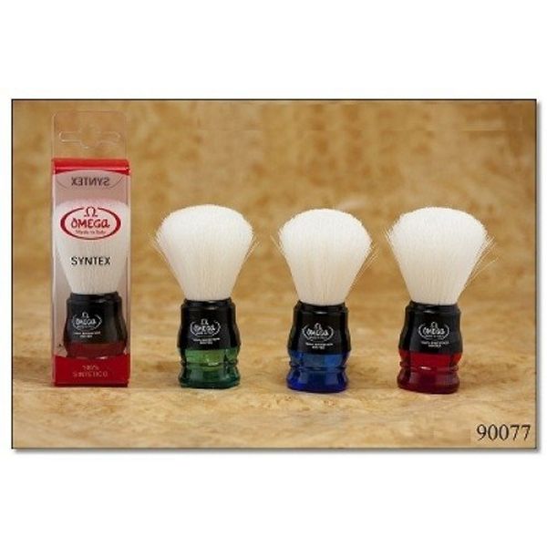 Omega Shaving Brush # 90077 Syntex 100% Synthetic