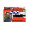 Hefty Steel Sak 39 gal. Trash Bags Drawstring 28 pk