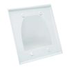 Vanco International WPBW2WX Bulk Cable Wall Plates 2 Gang White