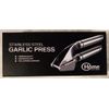 Stainless Steel Garlic Press with Peeler NEW