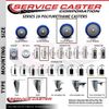 Service Caster Brand Replacement Set for Chief Casters PAC770