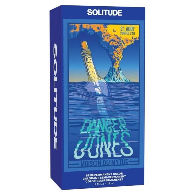 Danger Jones Solitude Blue Semi-Permanent Hair Color 4 oz #