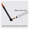 One Pack Universal Straps Adhesive Straps Double Side Tape with Loop