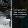 Tolenre GPU Brace Support - Adjustable Graphics Card Sag Bracket with Magnet - Black